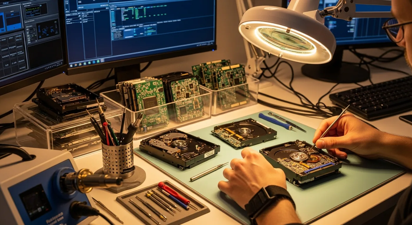 Professional data recovery laboratory